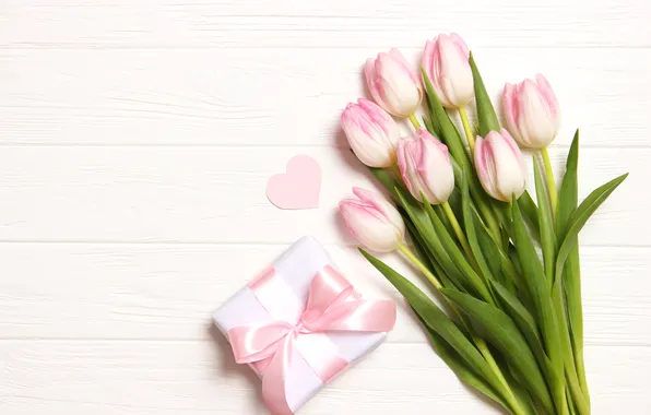 Love, flowers, gift, romance, bouquet, tulips, love, pink