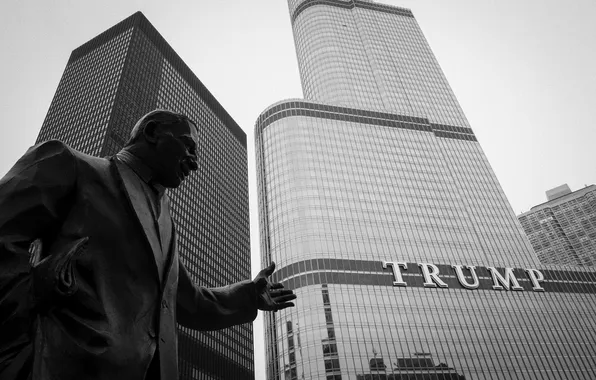 Chicago, USA, Chicago, Skyscraper, Monument