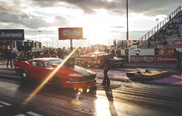 Picture track, mustang, ford, drag, race, Ford.Mustang, drag.race