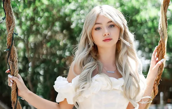 Picture eyes, look, girl, sweetheart, hair, blonde, lips, beautiful