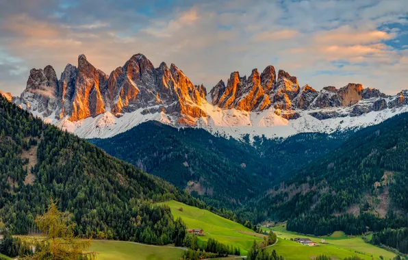Mountains, Rock, Alps, Italy, Landscape, Saint Magdalena