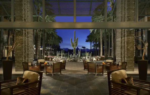 Design, style, interior, chairs, terrace, tables