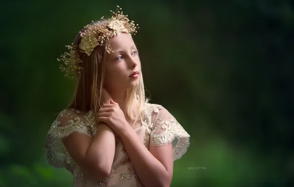 Background, portrait, girl