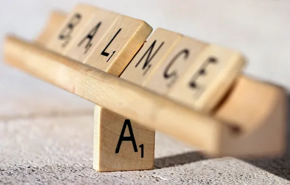 Macro, background, balance