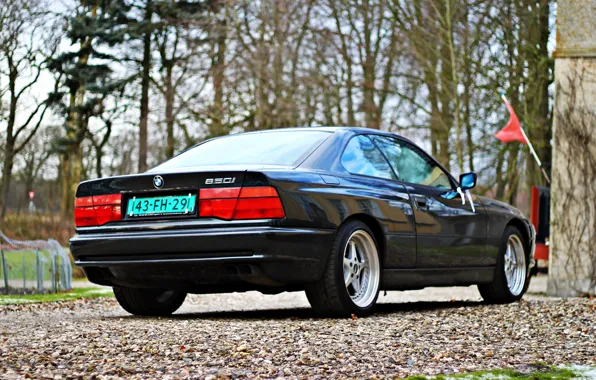 Picture BMW, black, BMW 8, bmw 8-series E31