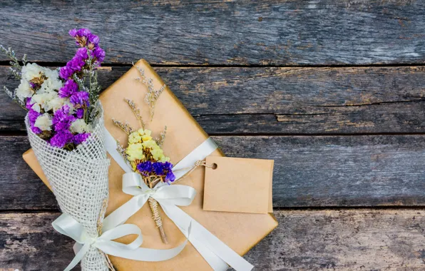 Flowers, gift, Holiday
