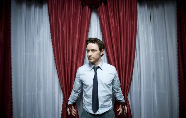 Picture look, actor, curtains, James McAvoy, james mcavoy