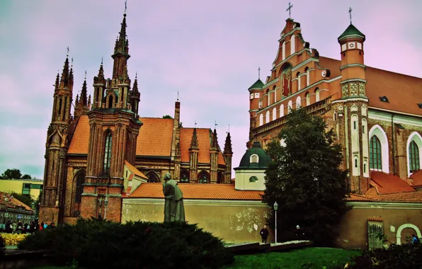 The city, Lithuania, The Church Of St. Anne, Vilnius