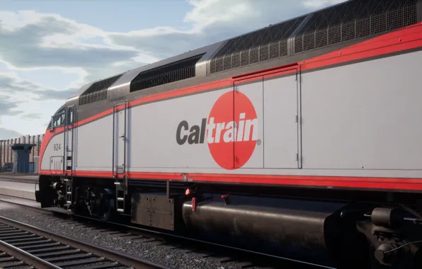 Road, Germany, Locomotive, Train, Railroad, Railroad, Caltrain, Train Sim World 2