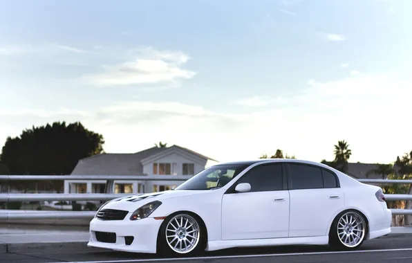 Picture Machine, Tuning, White, Car, Car, White, Wallpapers, Tuning