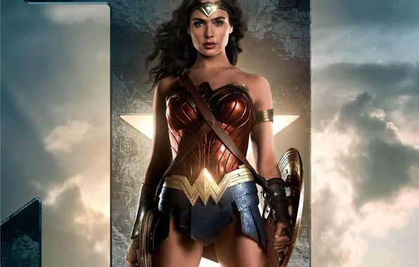 Picture cinema, Wonder Woman, demigod, armor, movie, hero, film, shield