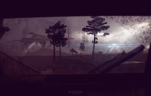 Picture road, machine, return home, Kuldar Leement