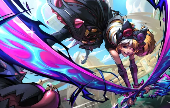 Picture League of Legends, video games, digital art, Riot Games, Gwen, GZG, The Illusion