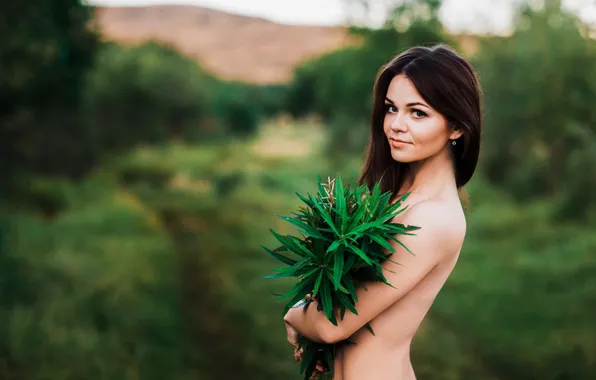 Nature, model, Anya, Alexey Gilev