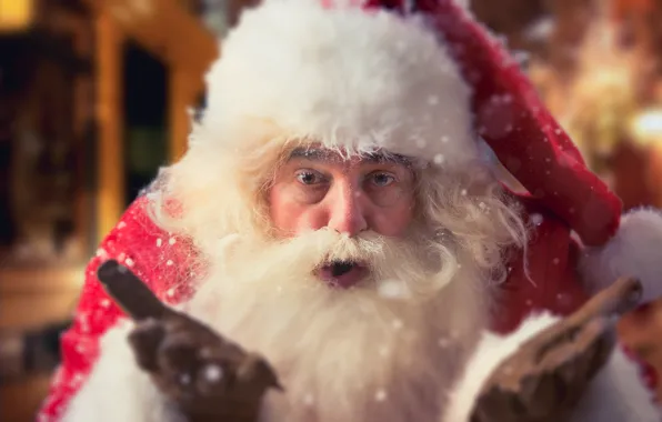 Winter, holiday, new year, grandfather, Santa Claus, Santa Claus, New Year holiday