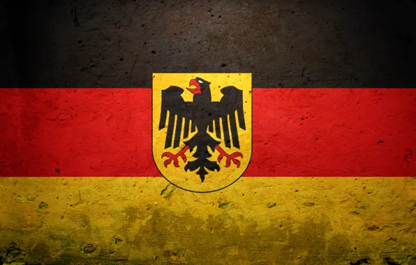 Germany, flag, coat of arms