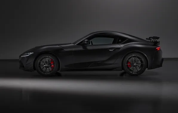 Coupe, Toyota, side view, Supra, sport car, sports car, rear-wheel drive, 2025