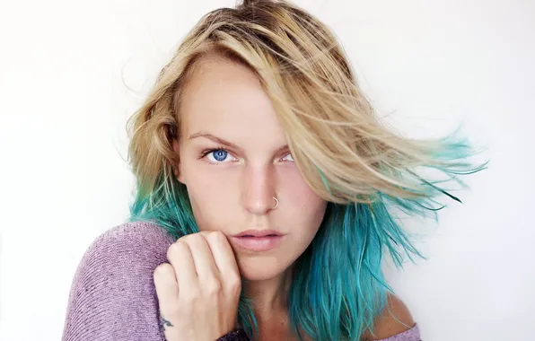 Girl, background, portrait