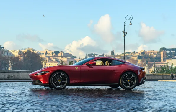 Italy, Ferrari, supercar, Roma, 2020