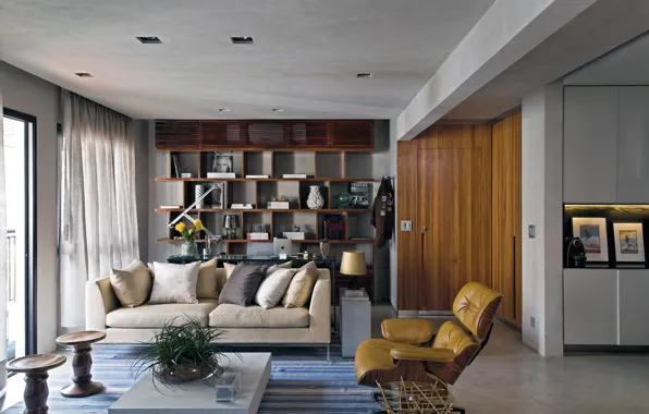 Interior, living room, Real Parque Loft