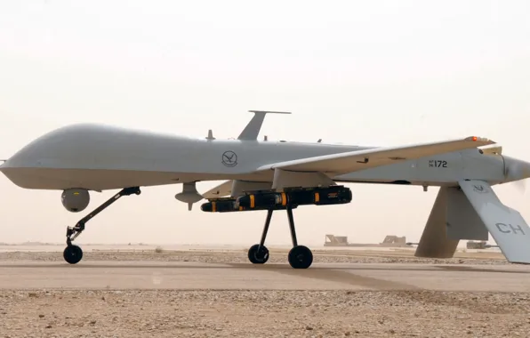 Picture missiles, Predator, USA, the airfield, Predator, AGM-114, MQ-1, unmanned aerial vehicle