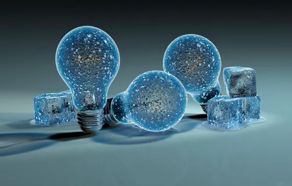 Lamp, ice, ice