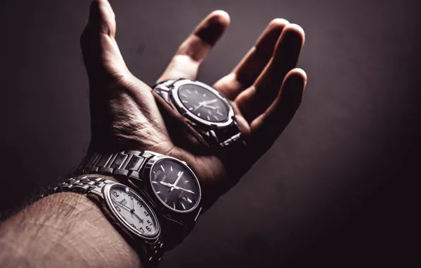 Time, watch, hand