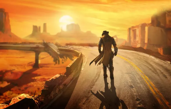 DLC, Supplement, Fallout: New Vegas, Lonesome Road, add-on