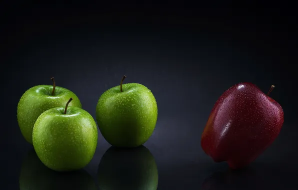 Picture background, apples, food