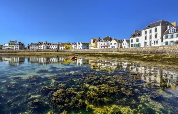 Picture sea, the city, shore