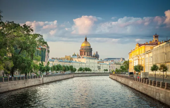 Russia, promenade, Peter, Saint Petersburg, St. Petersburg, Aleksandr Bergan