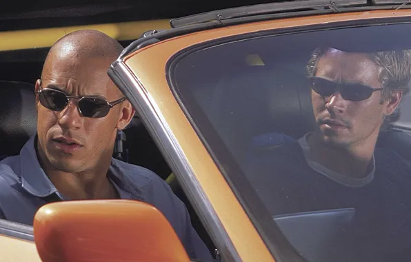 Wallpaper VIN Diesel, Paul Walker, The Fast And The Furious, Vin Diesel ...