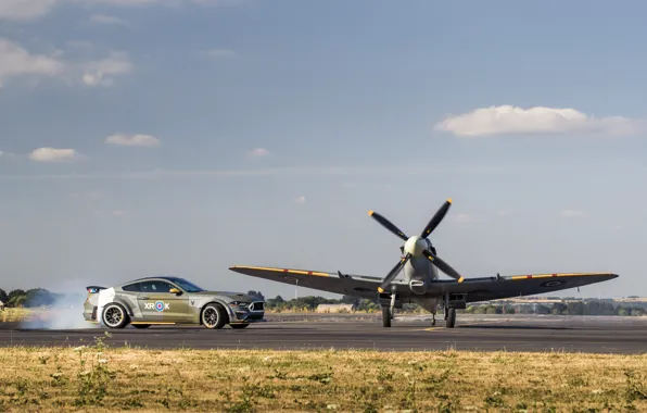 Picture Ford, Screw, 2018, Supermarine Spitfire, RAF, WFP, Royal air force, Mustang GT