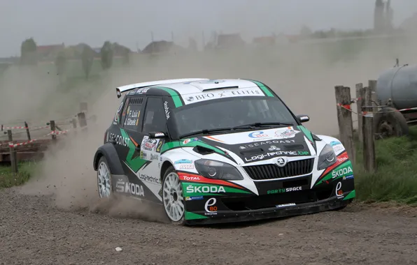 Dust, Rally, Skoda, Fabia, Loix