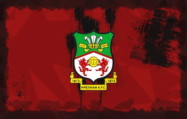 Logo, Football, Club, Sport, Emblem, Symbol, Wrexham, Badge
