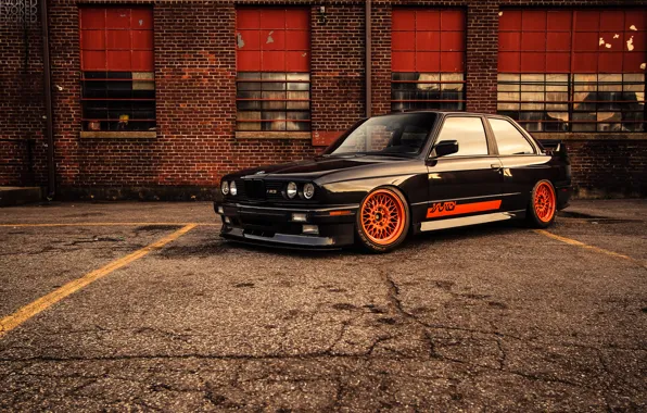 Picture BMW, black, E30