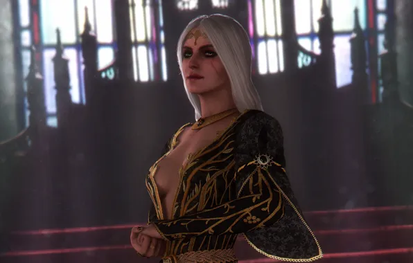 Chest, girl, The Wild Hunt, The Witcher, witcher, Wild Hunt, Cirilla Fiona Elen Riannon, Ciri