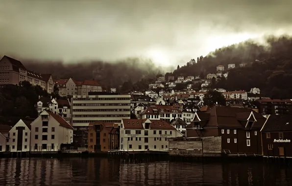 Picture the city, dawn, Norway, panorama