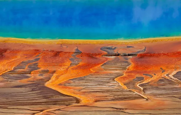 Wyoming, USA, Grand prismatic spring, Yellowstone