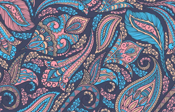 Picture background, ornament, Paisley