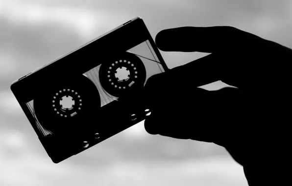 Picture retro, music, film, cassette, audio cassette