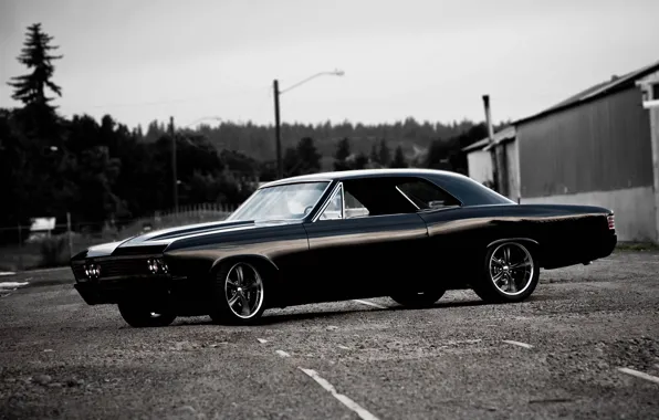 Chevrolet, Black, 1967, Chevelle