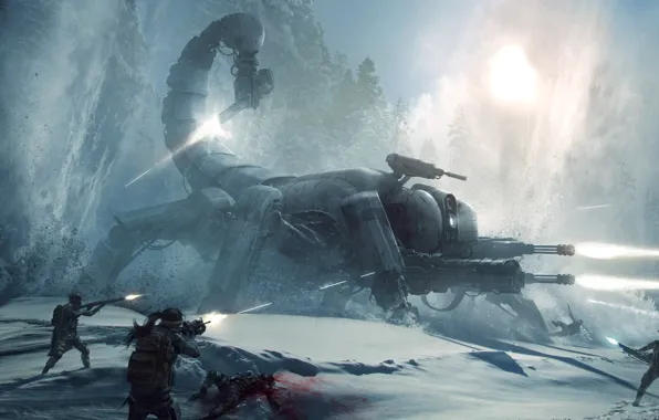 Snow, the game, shooting, Scorpio, game, RPG, Wasteland, Heath
