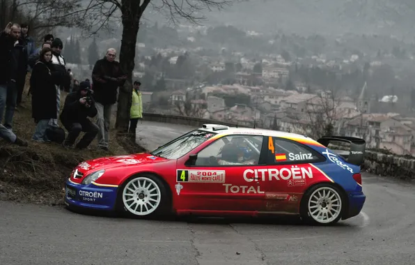 Picture Red, Auto, Sport, Machine, People, Turn, Citroen, WRC