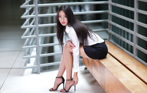 Look, girl, hair, legs, Asian