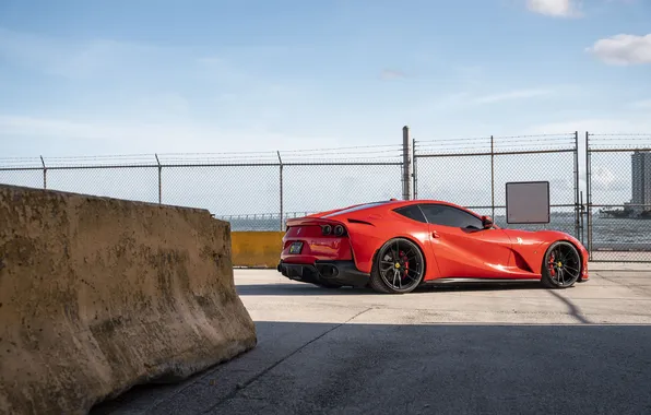 Car, wallpaper, Ferrari, supercar, Superfast, 812
