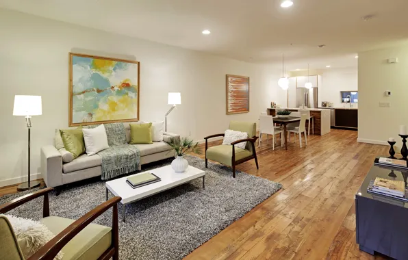 Design, style, interior, kitchen, Seattle, living room, dining room, Home in Seattle