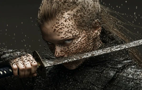 LOOK, DROPS, SQUIRT, FACE, SWORD, KATANA