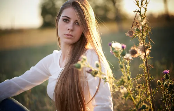 Picture look, girl, face, Martin Fuhrmann