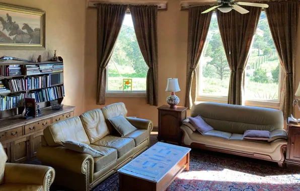 Room, interior, living room, Santa Fe, New Mexico, Valley Road